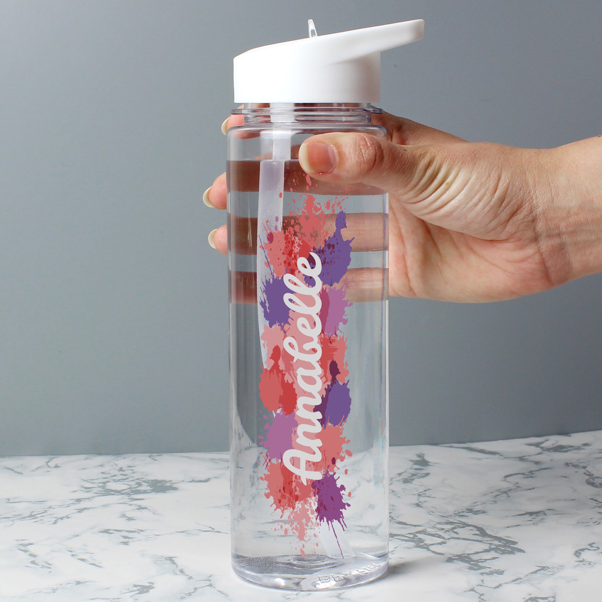 Personalised Splash Name Only Water Bottle - image 8