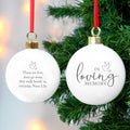 Personalised In Loving Memory Bauble from Heartfelt Gifts