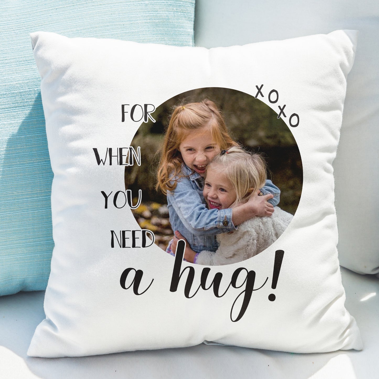 Personalised Need A Hug Photo Upload Cushion from Heartfelt Gifts