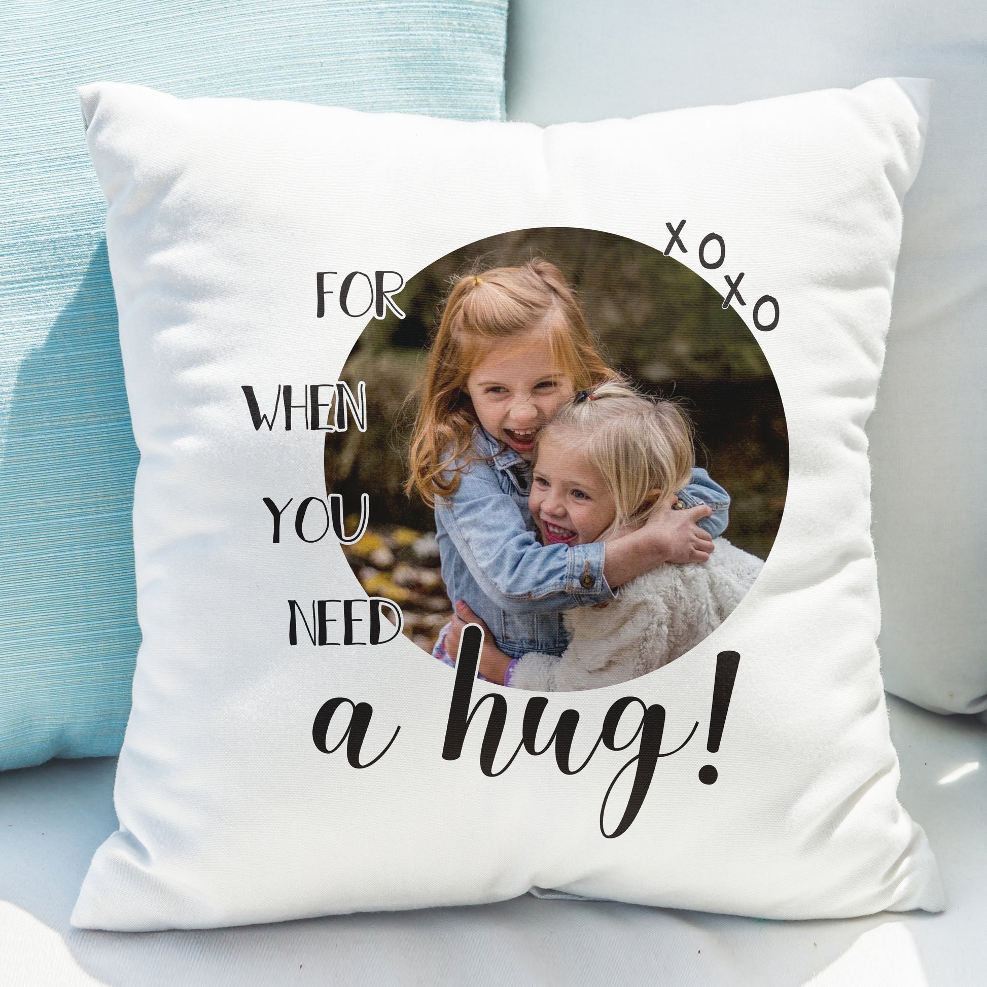 Personalised Need A Hug Photo Upload Cushion from Heartfelt Gifts