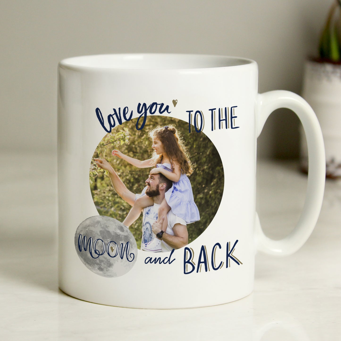Personalised To The Moon & Back Photo Upload Mug from Heartfelt Gifts