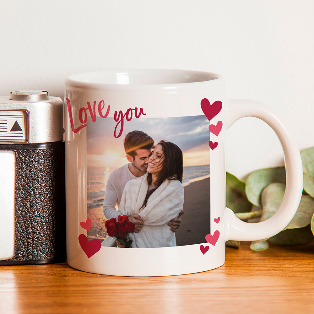 Personalised Love You Photo Upload Mug from Heartfelt Gifts