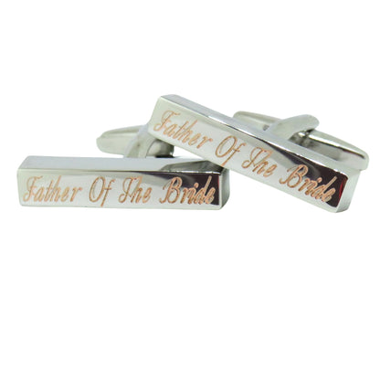 Personalised Deco Bar Cufflinks