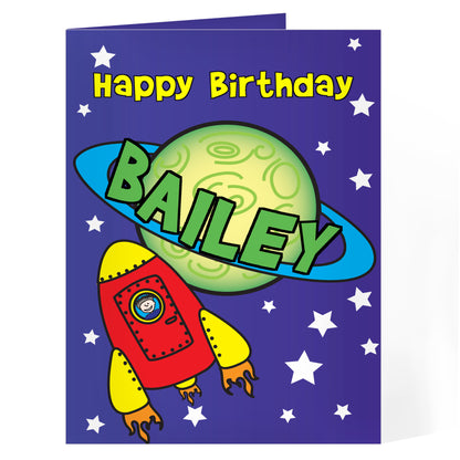 Personalised Space Card - image 2