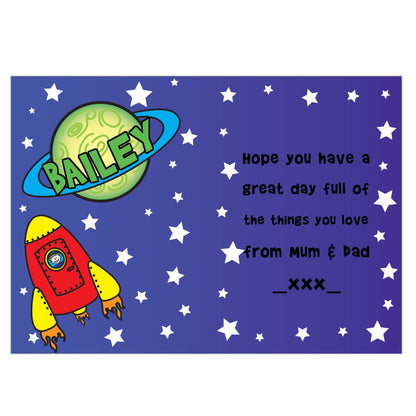Personalised Space Card - image 3