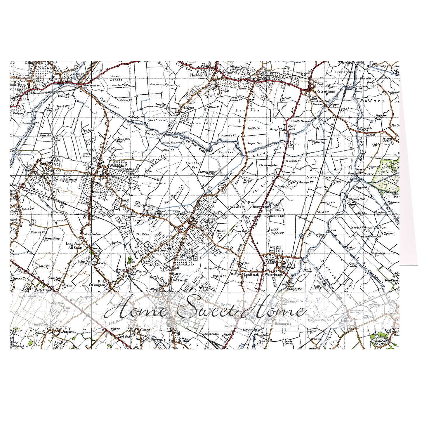 Personalised 1945 - 1948 New Popular Map Card - image 3