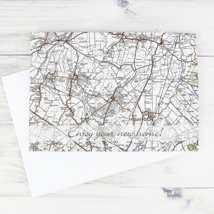 Personalised 1945 - 1948 New Popular Map Card - image 4