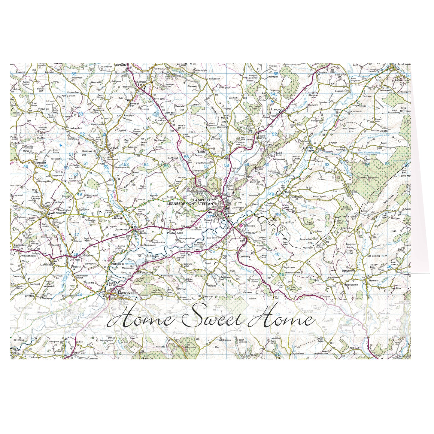 Personalised Present Day Map Card - image 3