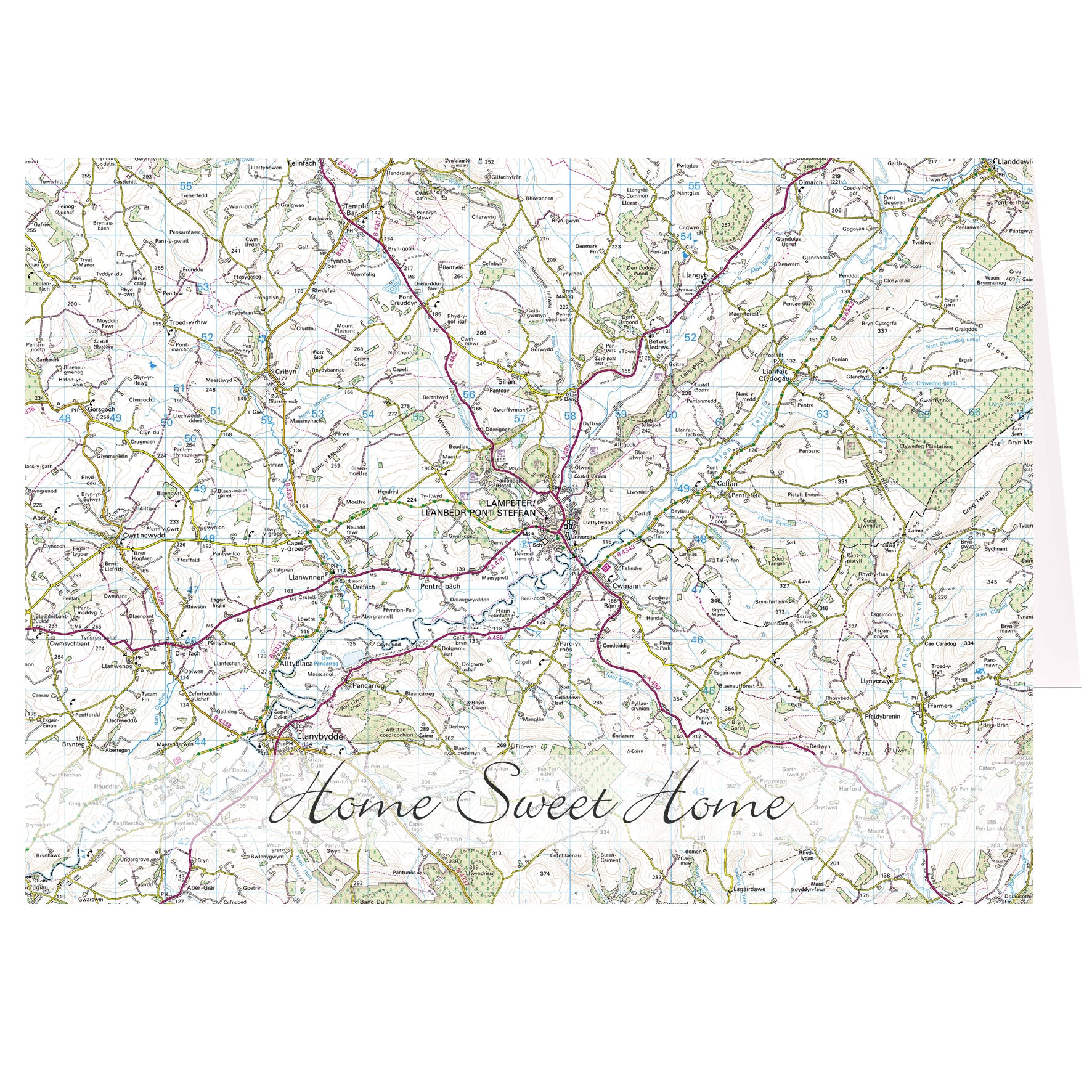 Personalised Present Day Map Card - image 3