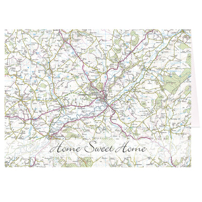 Personalised Present Day Map Card - image 3