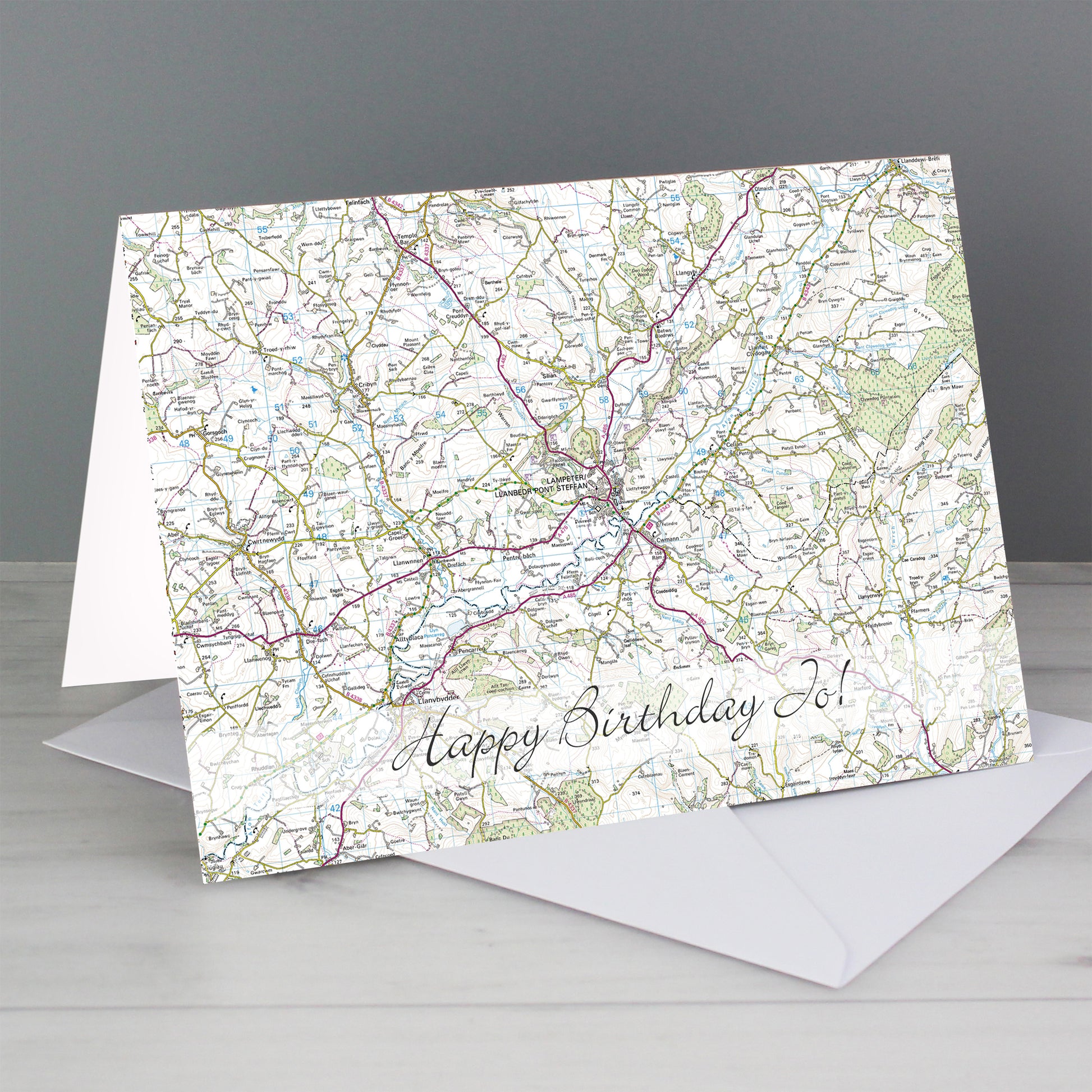 Personalised Present Day Map Card - image 4