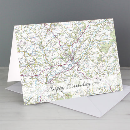 Personalised Present Day Map Card - image 4