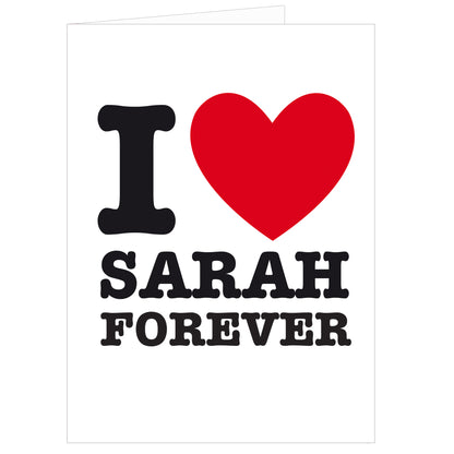Personalised I HEART Card - image 3