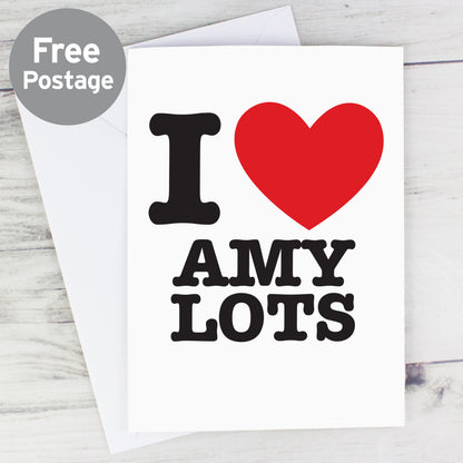 Personalised I HEART Card - image 4