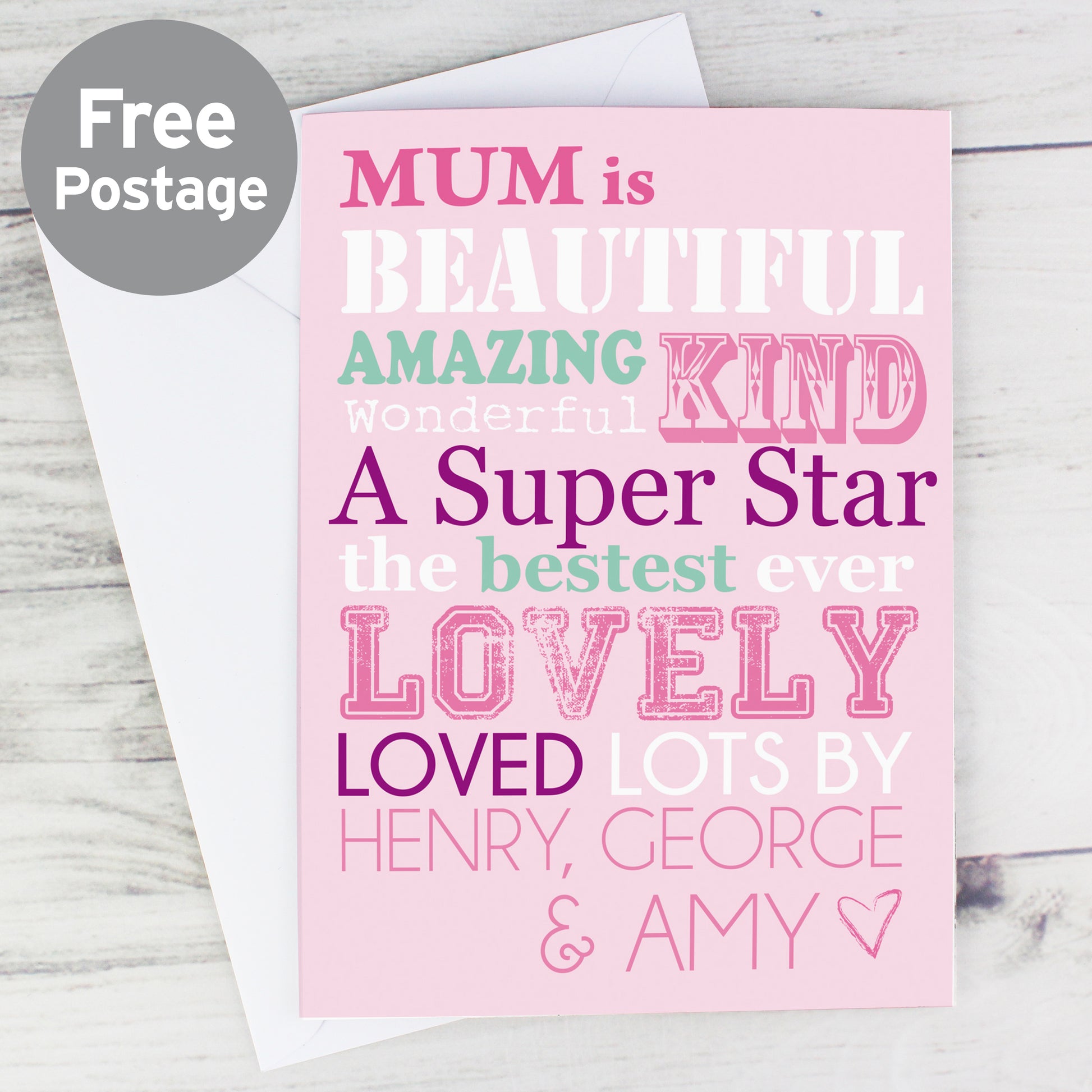 Personalised She Is... Card from Heartfelt Gifts