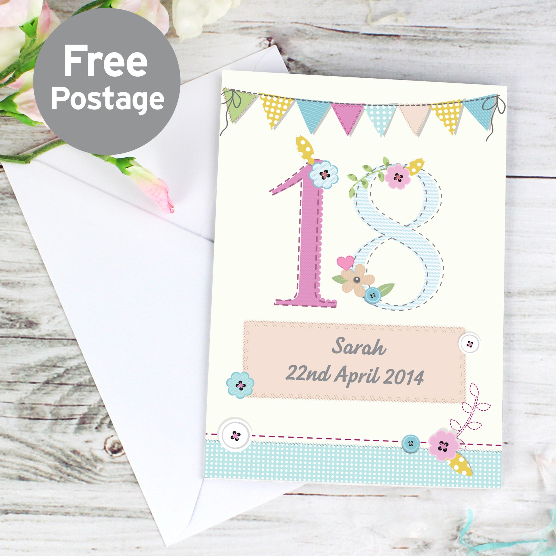 Personalised Birthday Craft Card from Heartfelt Gifts