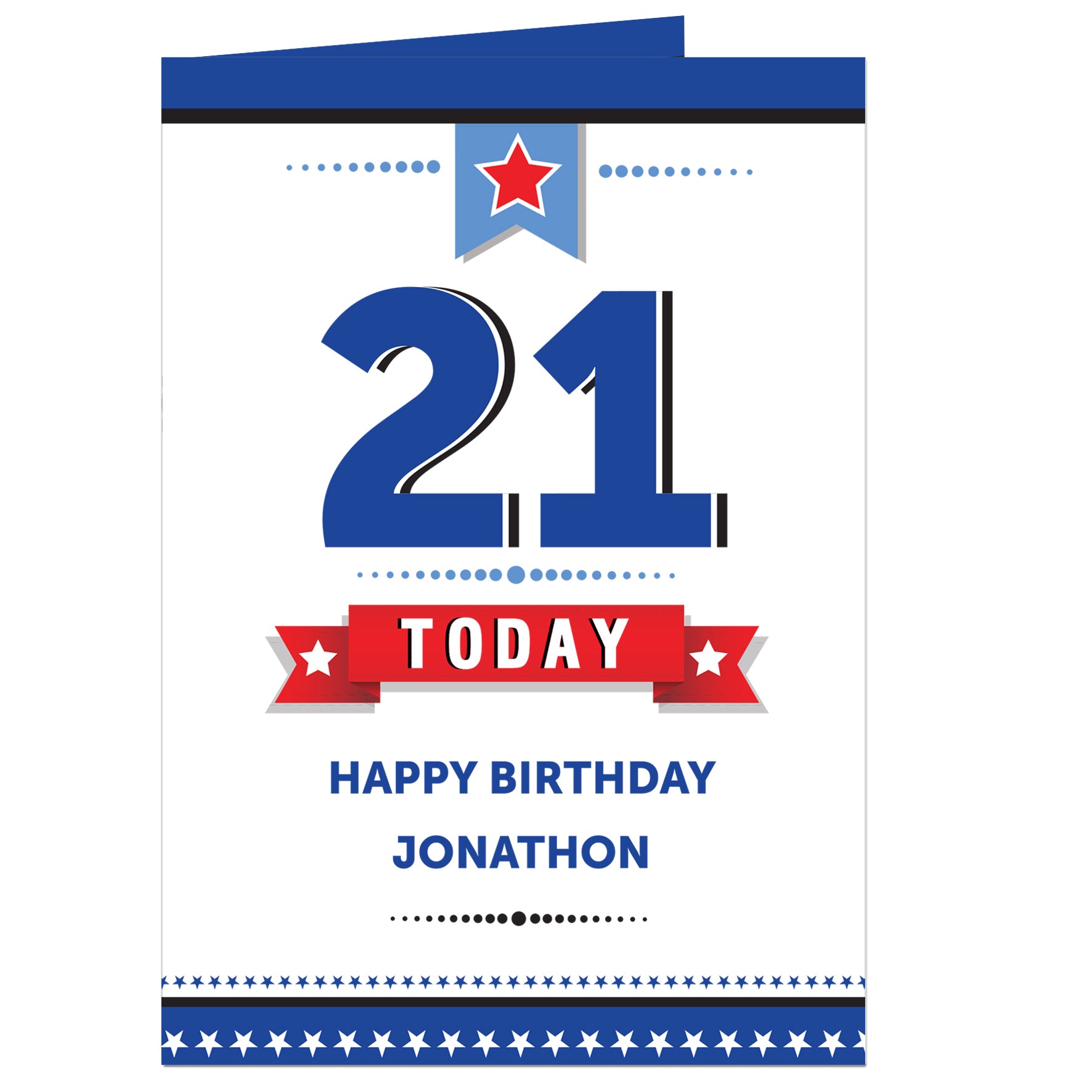 Personalised Birthday Star Card - image 2