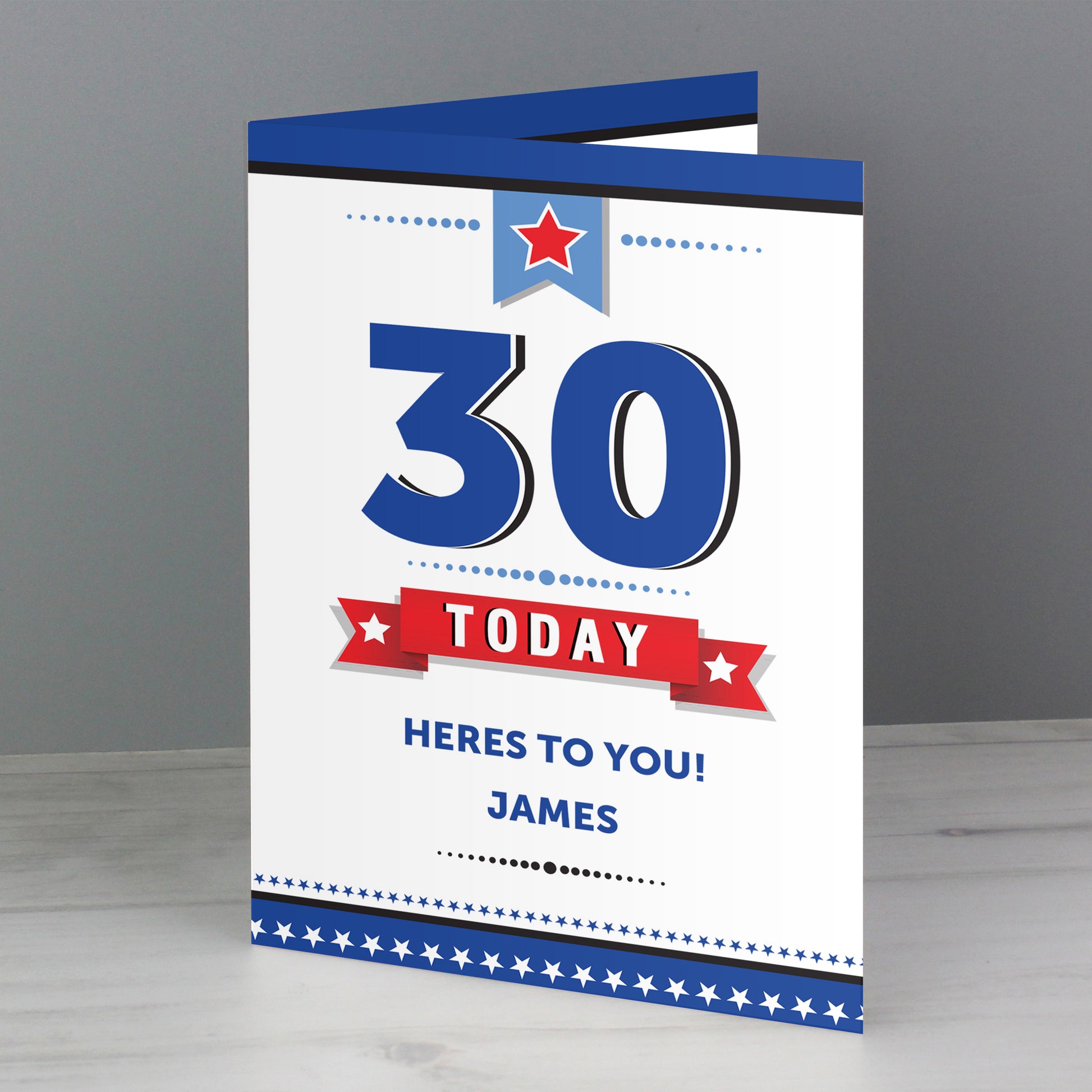 Personalised Birthday Star Card - image 3