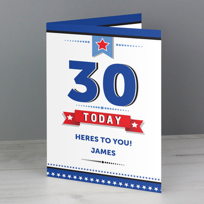 Personalised Birthday Star Card - image 3