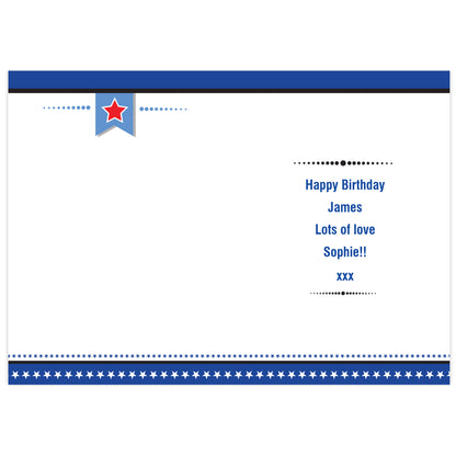 Personalised Birthday Star Card - image 5