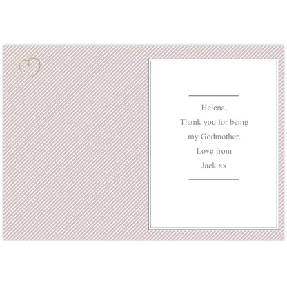 Personalised I Am Glad... Godmother Card - image 3