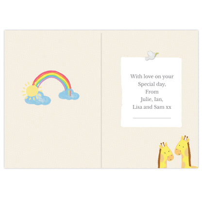 Personalised Noah's Ark Card - image 3