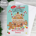 Personalised Gingerbread House Card from Heartfelt Gifts