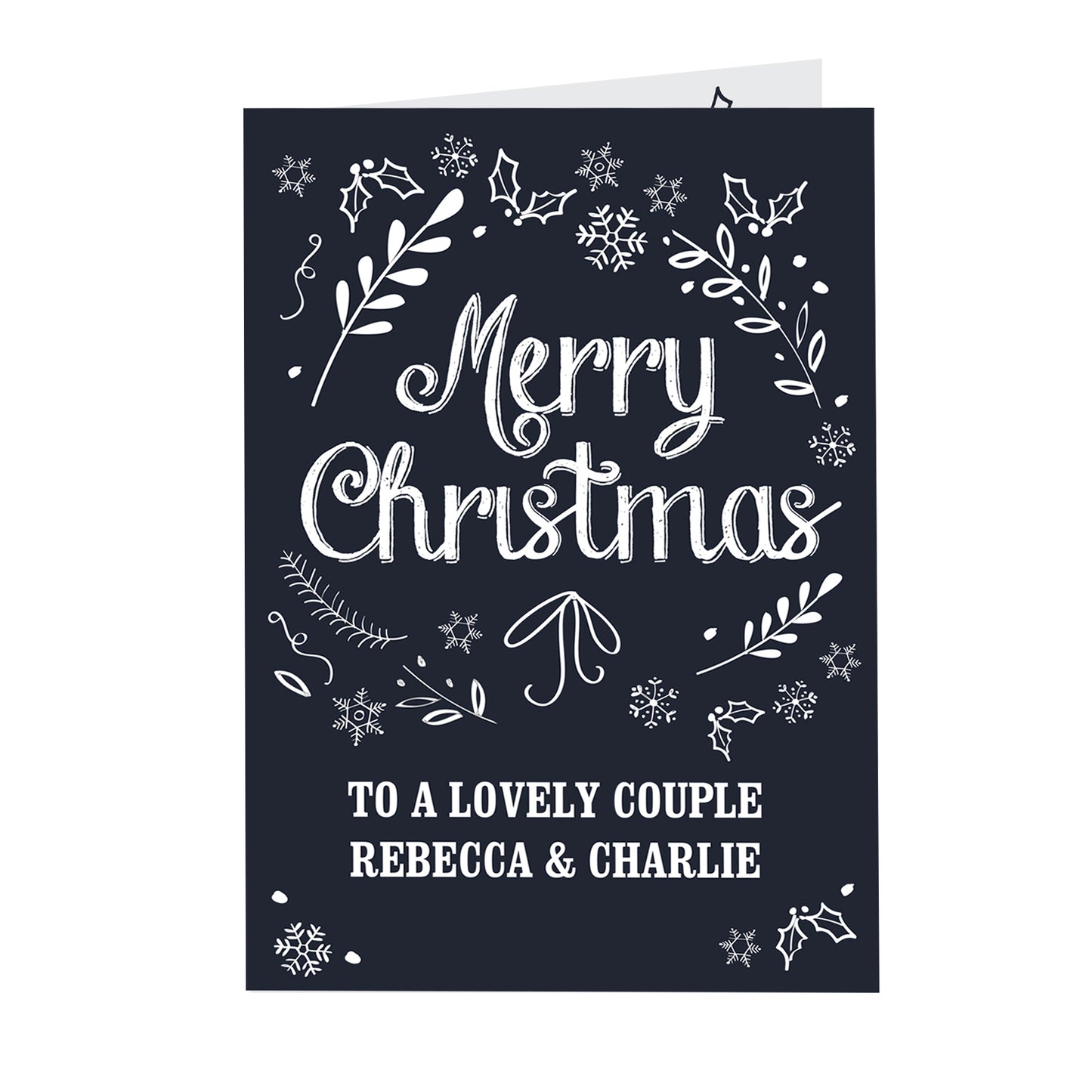 Personalised Christmas Frost Card - image 2