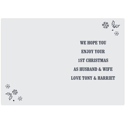 Personalised Christmas Frost Card - image 3