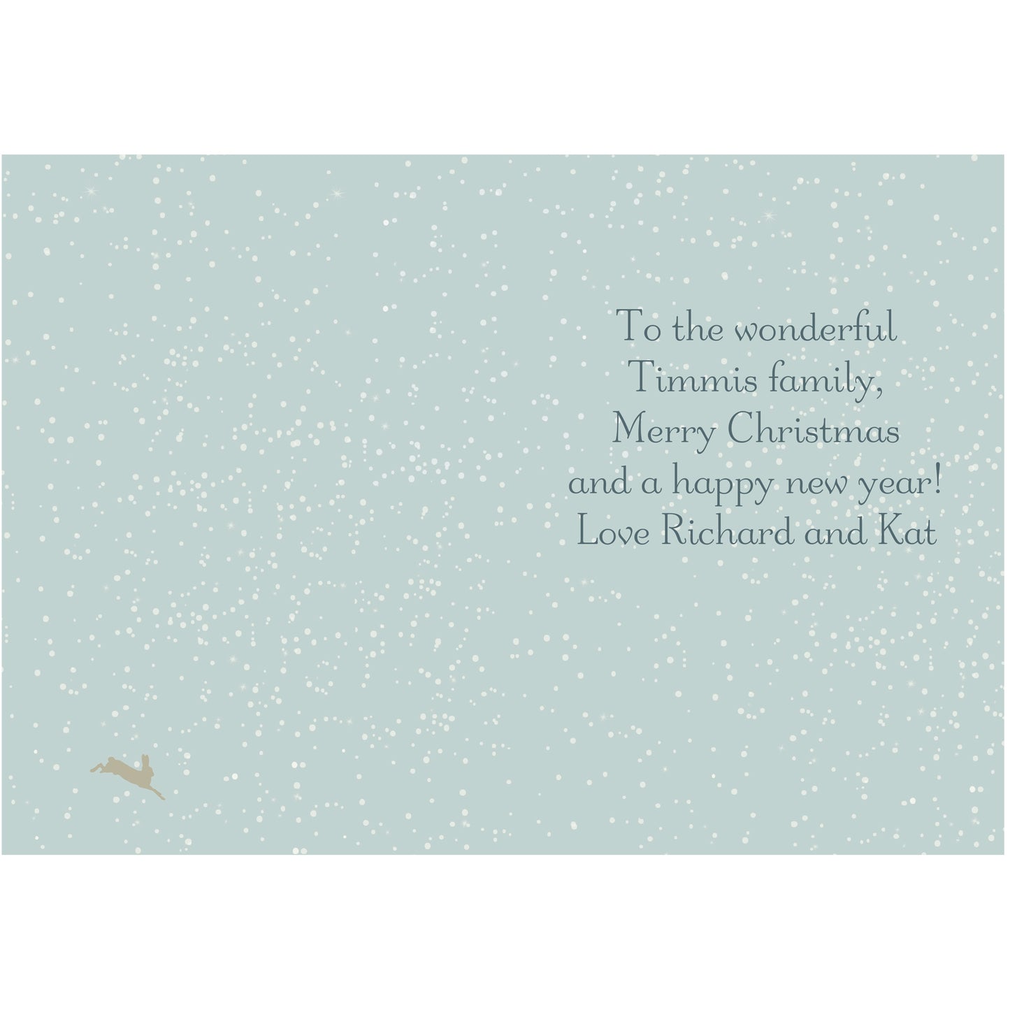 Personalised A Winter's Night Card - image 3