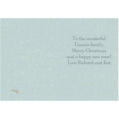 Personalised A Winter's Night Card - image 3