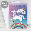 Personalised Unicorn Card from Heartfelt Gifts