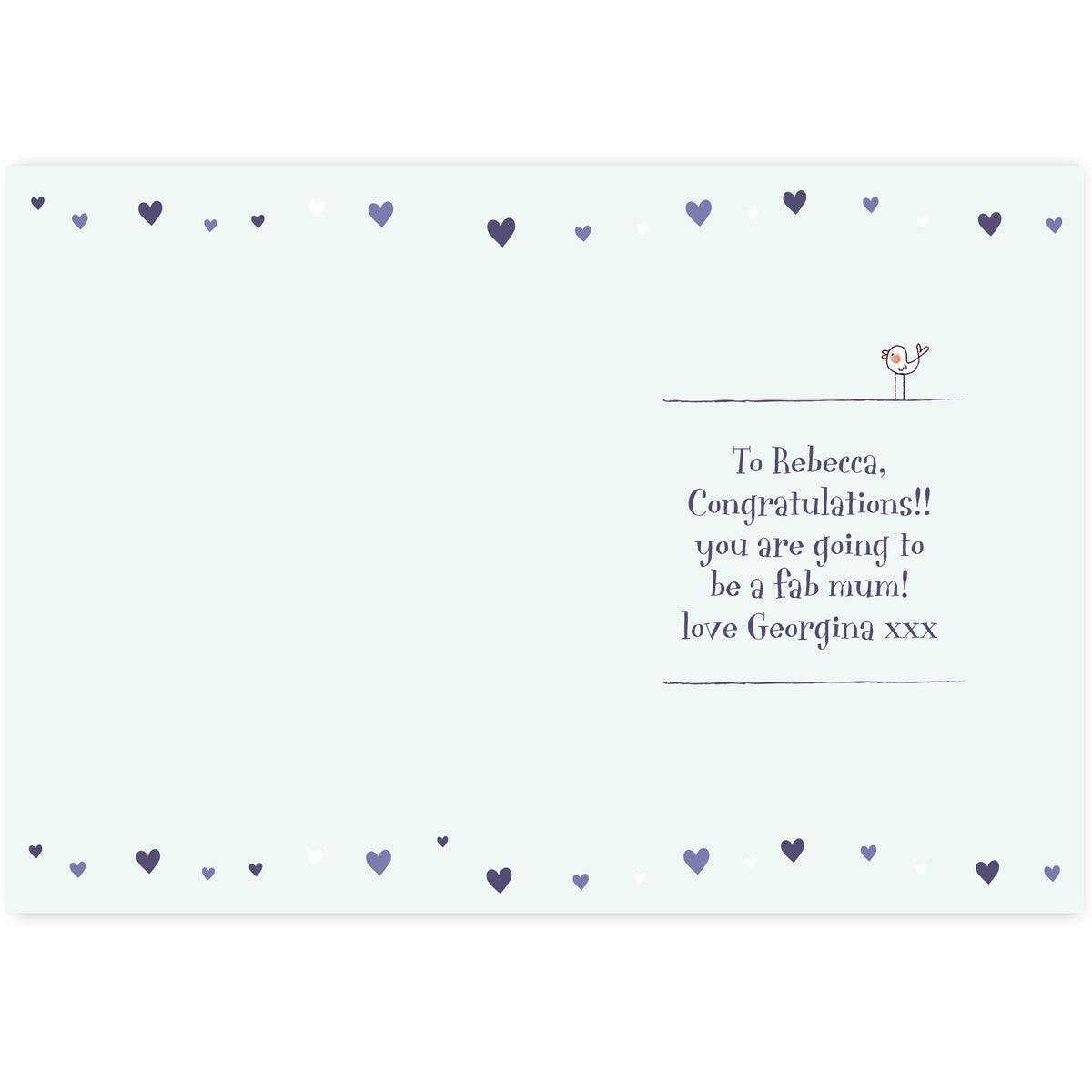 Personalised Baby Shower Umbrella Card - image 4