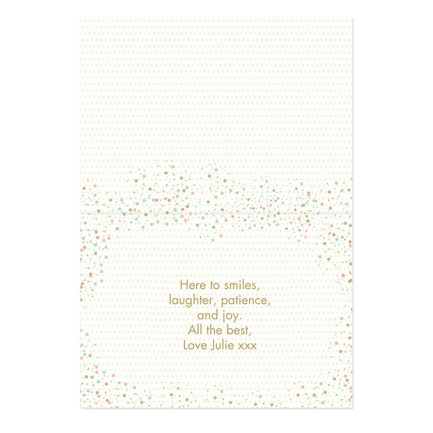 Personalised 'You're Leaving to Have a Baby' Card - image 4