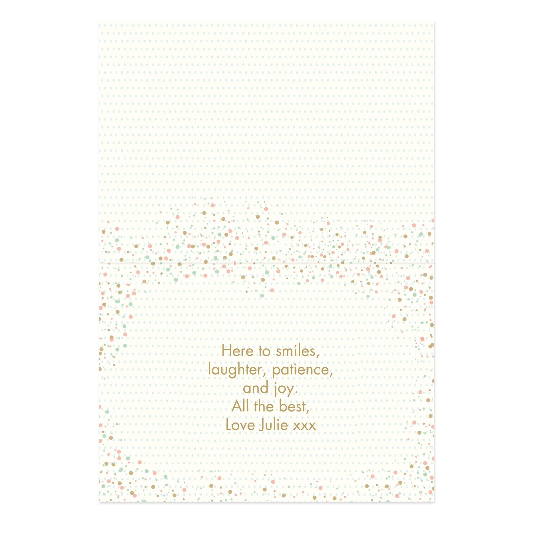 Personalised 'You're Leaving to Have a Baby' Card - image 4