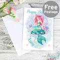 Personalised Mermaid Card from Heartfelt Gifts