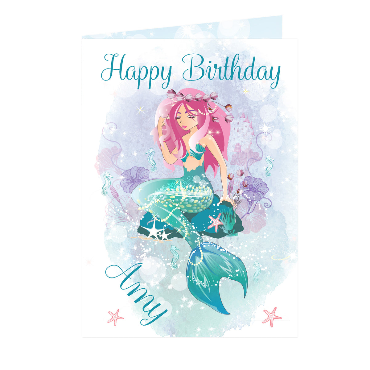Personalised Mermaid Card - image 2