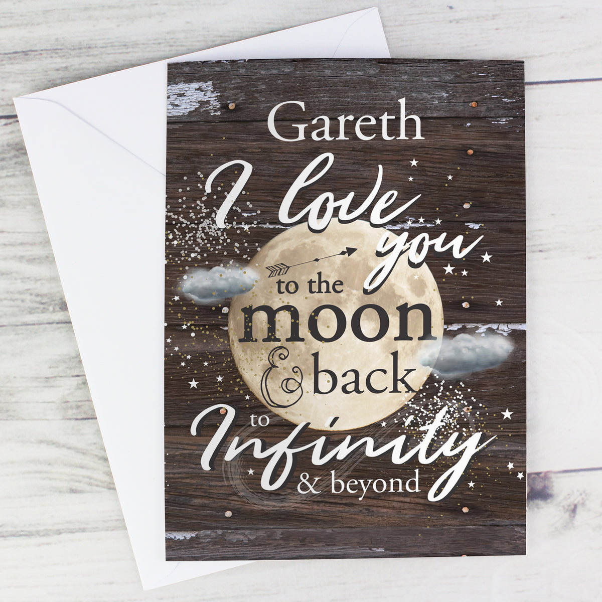 Personalised To the Moon & Infinity... Card - image 3