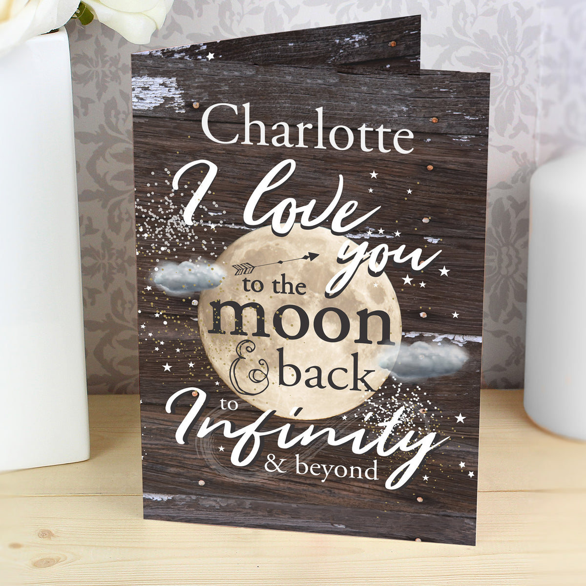 Personalised To the Moon & Infinity... Card - image 5