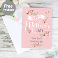 Personalised Floral Bouquet Mother's Day Card from Heartfelt Gifts