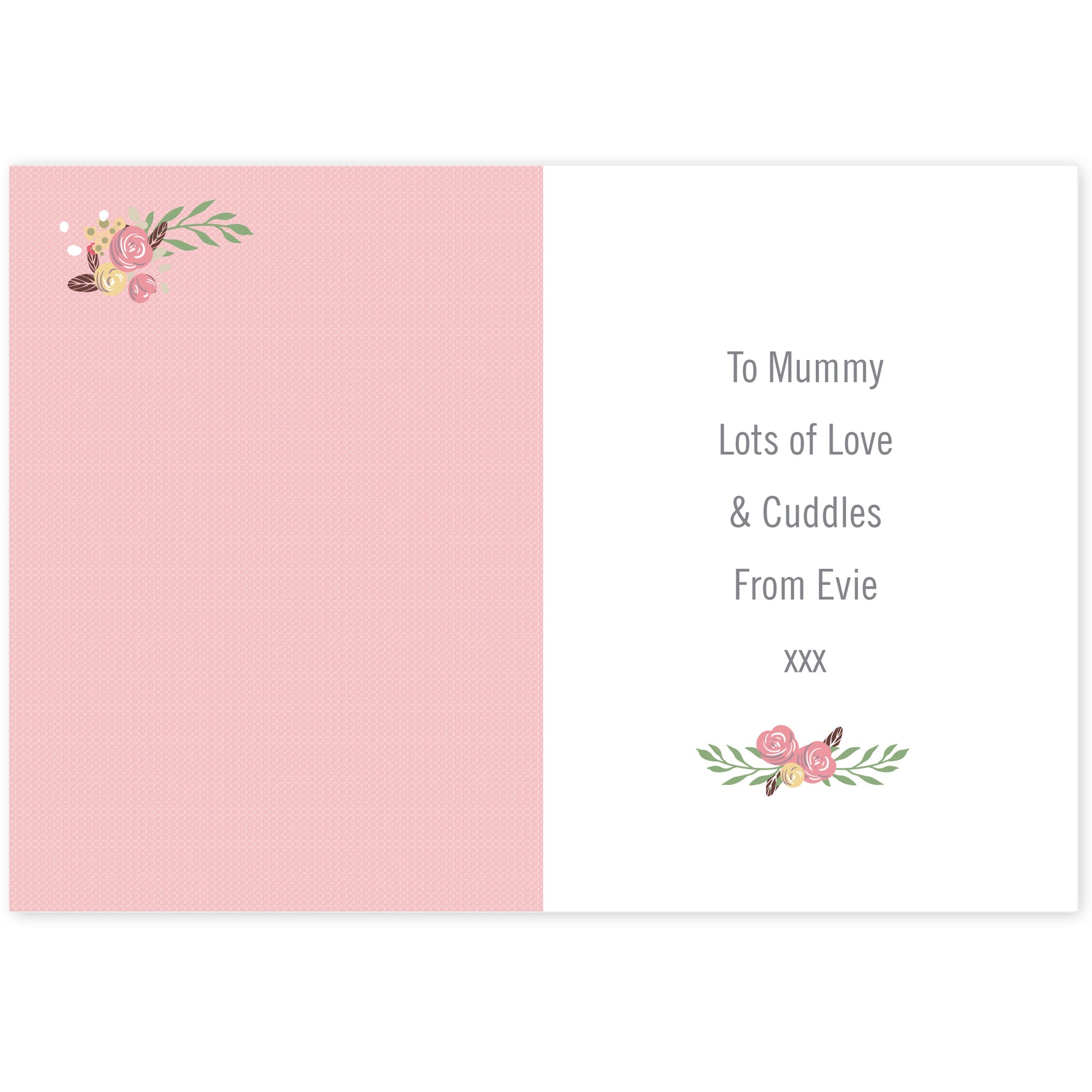 Personalised Floral Bouquet Mother's Day Card - image 4