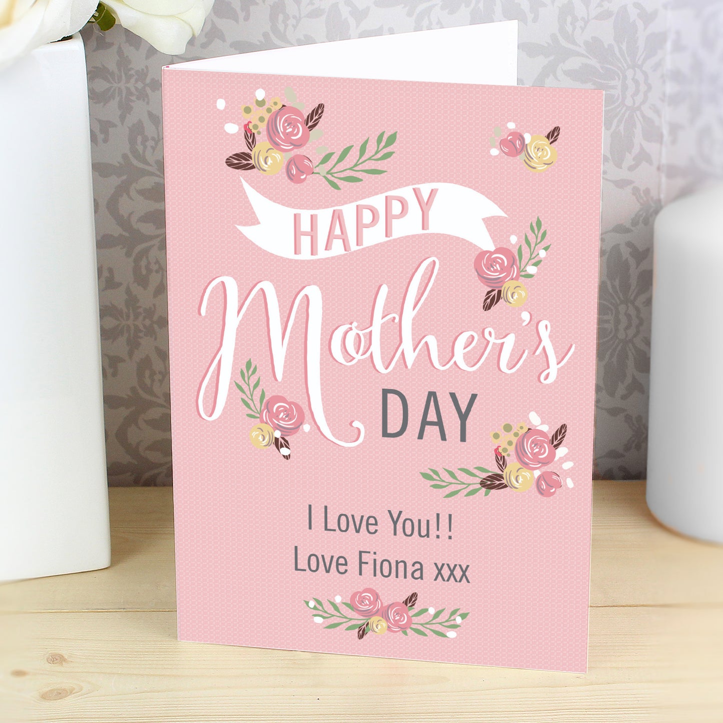 Personalised Floral Bouquet Mother's Day Card - image 5