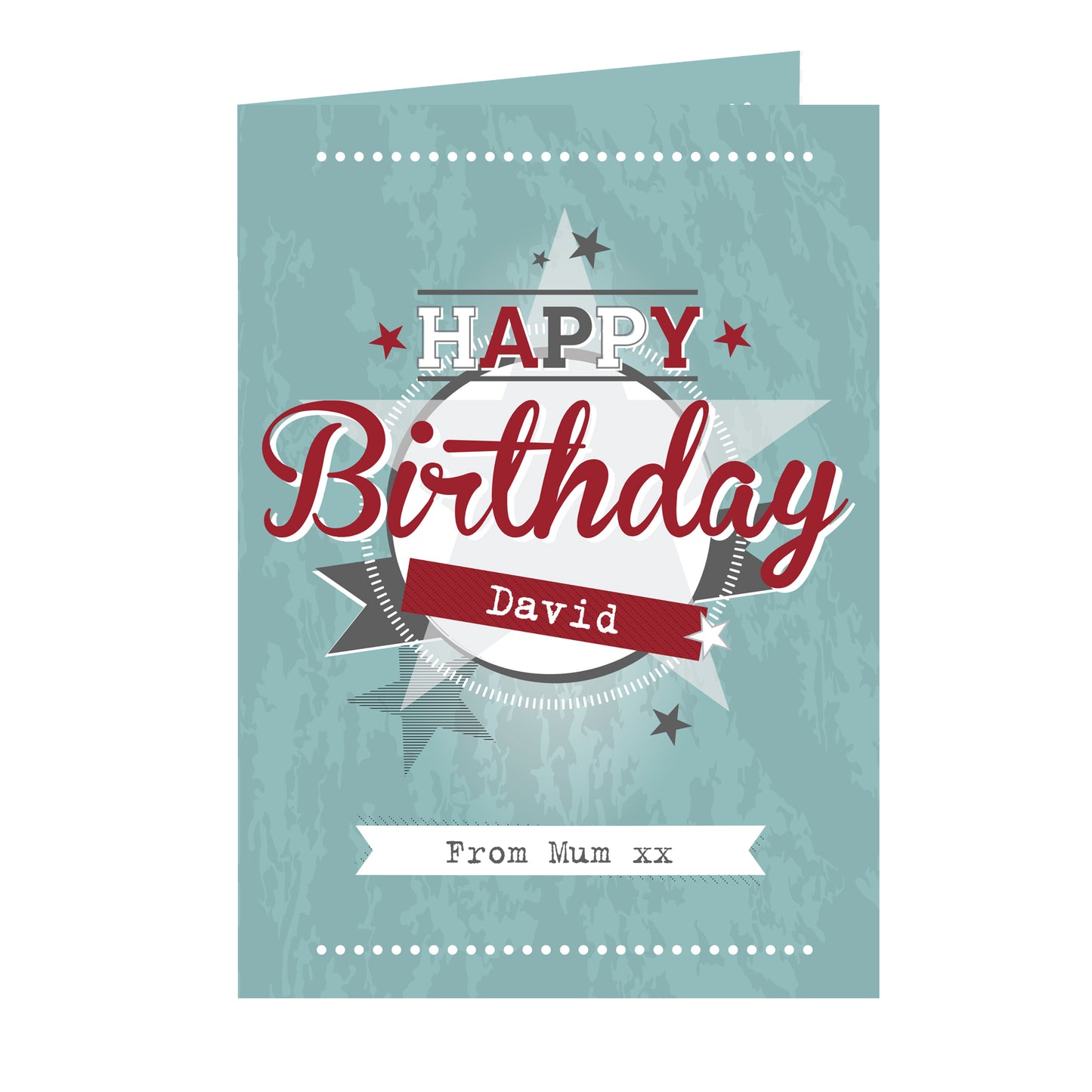 Personalised 50s Retro Card - image 2