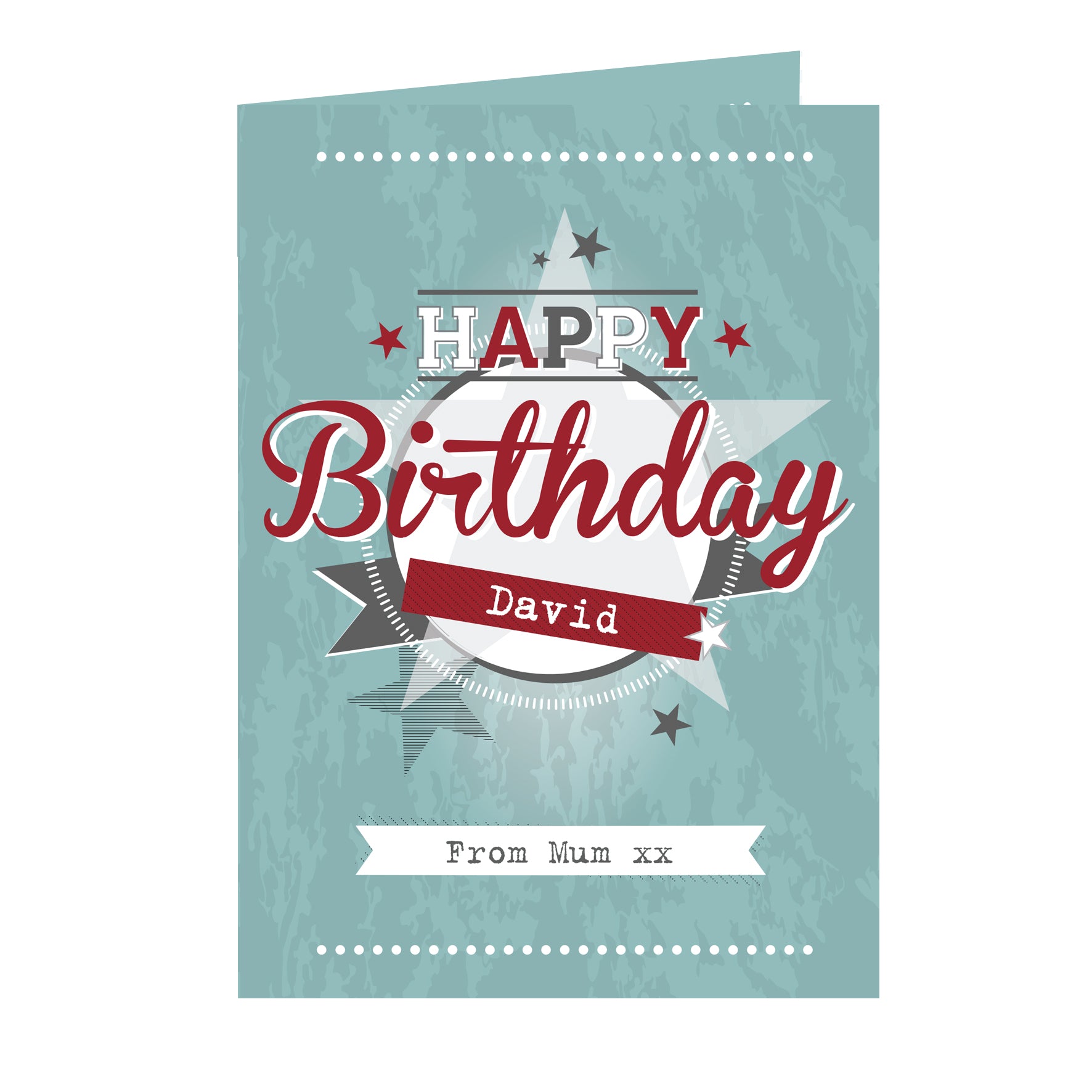 Personalised 50s Retro Card - image 2