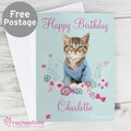 Personalised Rachael Hale Cute Kitten Card from Heartfelt Gifts