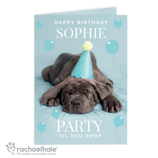 Personalised Rachael Hale 'Party 'Til You Drop' Card - image 2
