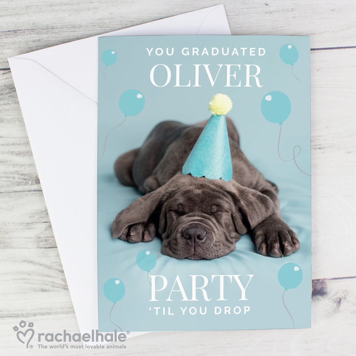 Personalised Rachael Hale 'Party 'Til You Drop' Card - image 6