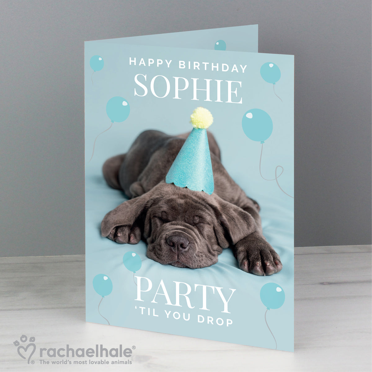 Personalised Rachael Hale 'Party 'Til You Drop' Card - image 8
