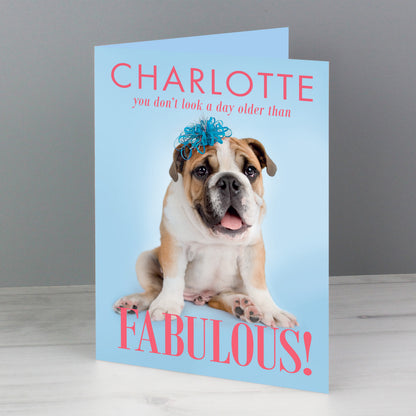 Personalised Rachael Hale Fabulous Birthday Card - image 7