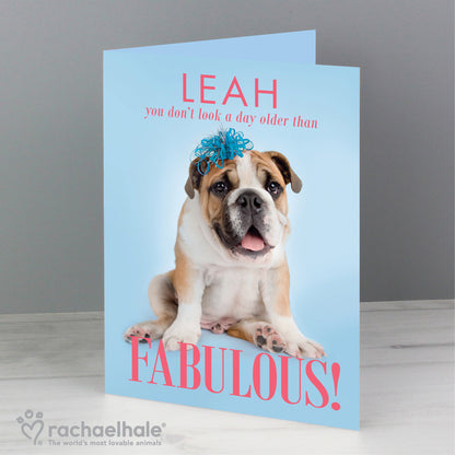 Personalised Rachael Hale Fabulous Birthday Card - image 9